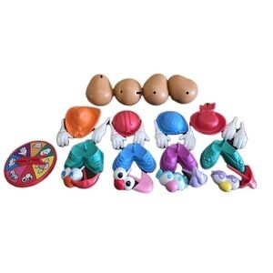 Vintage 1995 Playskool Mr. Potato Head Pals Mix n Match Game Pcs Almost Complete